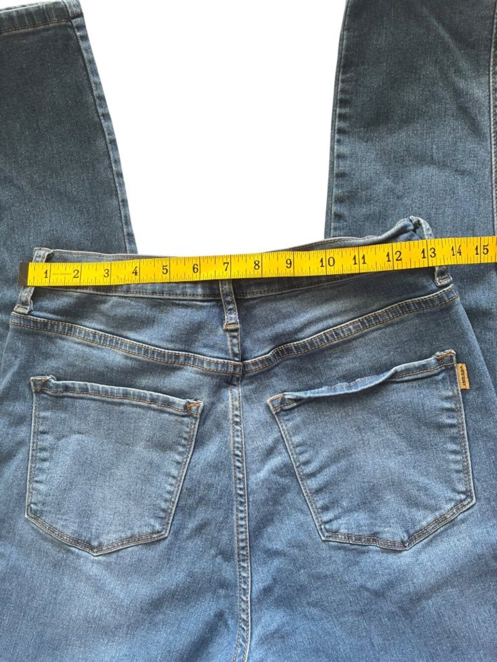 Vibrant MIU Womens Juniors High Rise Skinny Jeans Size 3 Medium Wash Stretch - Picture 4 of 9